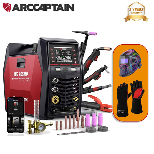 Saldatrice arccaptain mig205mp - saldatrice,