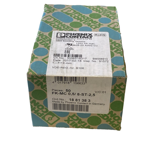 50x phoenix contact 1881383 - phoenix,